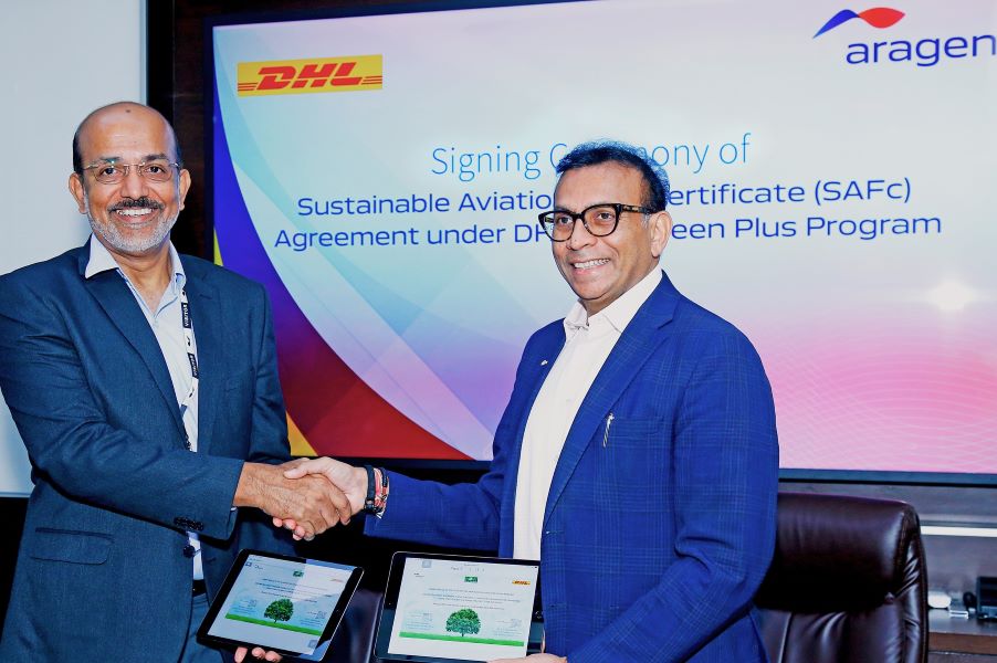 DHL Express India and Aragen Life Sciences partner to cut carbon emissions with GoGreen Plus